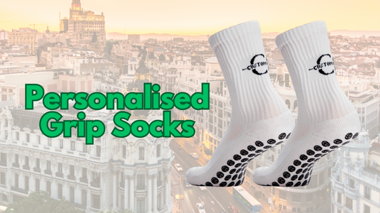 Personalised Grip Socks for School Football Tours